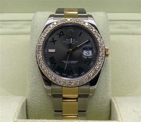 rolex 41 used for sale|rolex datejust diamond bezel 41mm.